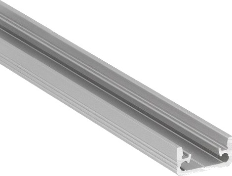 Topmet 1m aluminiumsprofil FLOOR8 K Anodisert flisprofil LED skinne Topmet 1m aluminiumsprofil FLOOR8 K Anodisert flisprofil LED skinne