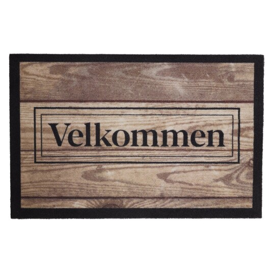 Dørmatte Velkommen 40x60 Sort brun