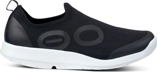 OOFOS Men's Oomg Sport Low Shoe White/Black 46 OOFOS Men's Oomg Sport Low Shoe White/Black 46