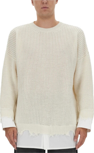 MM6 Maison Margiela Herre Strikkevarer Beige S,