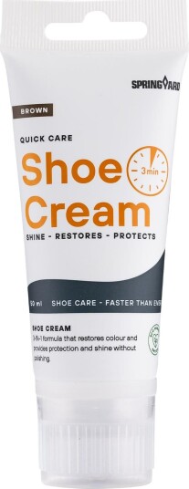 Springyard Shoe Cream Brown 50 ml, Brown