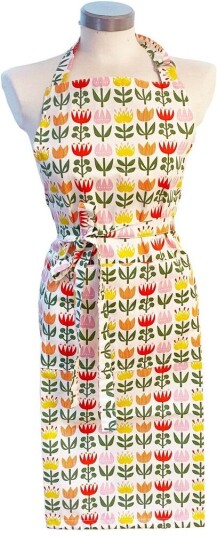 Klippan Yllefabrik Tulip forkle 90 cm Multi Klippan Yllefabrik Tulip forkle 90 cm Multi