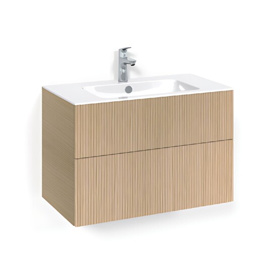 Macro Design Crown Line Servantskap 2 Skuff - med Light Servant Eik / 80cm 8