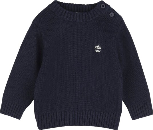 Timberland Genser Strikk Navy Timberland 1 år (80) Genser Marineblå