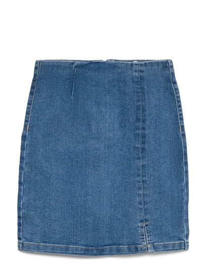 Vero Moda Girl Vmnelly Hr Short Skirt Dnm Mix Girl Blue 152
