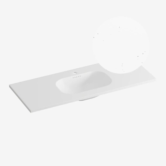 Korsbakken Nice Heldekkende Terrazzo Pepper 120cm