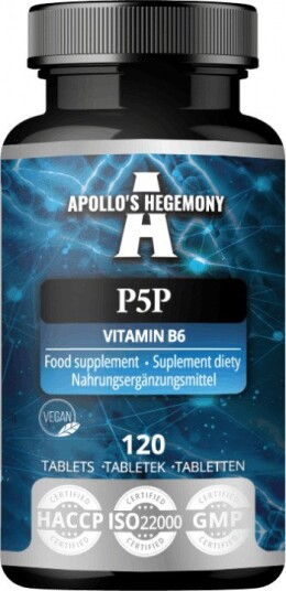 P5P vitamin B6 – 24 mg per tablett – 120 stk