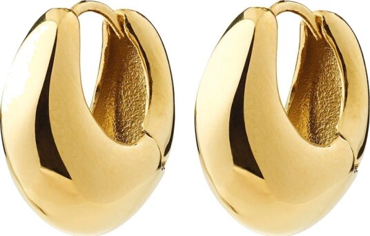 Pilgrim Kairoa Earrings Gold Plated Gold ONE SIZE Pilgrim Kairoa Earrings Gold Plated Gold ONE SIZE