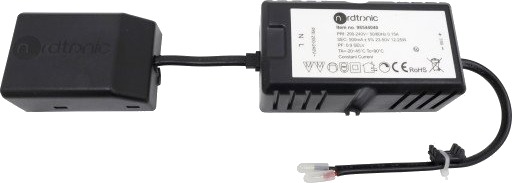 Nordtronic driver for Low Profile Flexible innfelte spotlights 25W