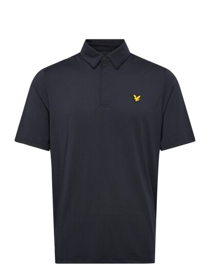 Lyle & Scott Golf Concealed Placket Polo Shirt Navy S