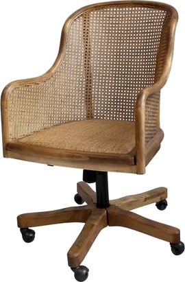 Chic Antique Fransk kontorstol med flet 41065500