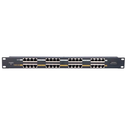 Extralink PoE-injektor for rack 16 porter 1U