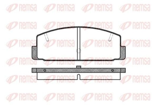 Bremseklosser REMSA 0179.20 Bremseklosser REMSA 0179.20