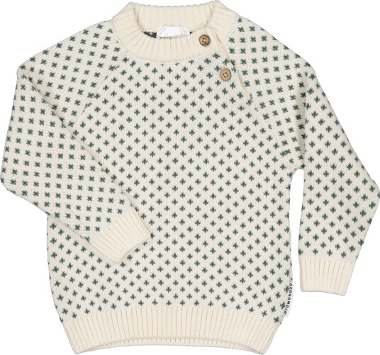 Geggamoja Strikket Genser, Offwhite, 86-92