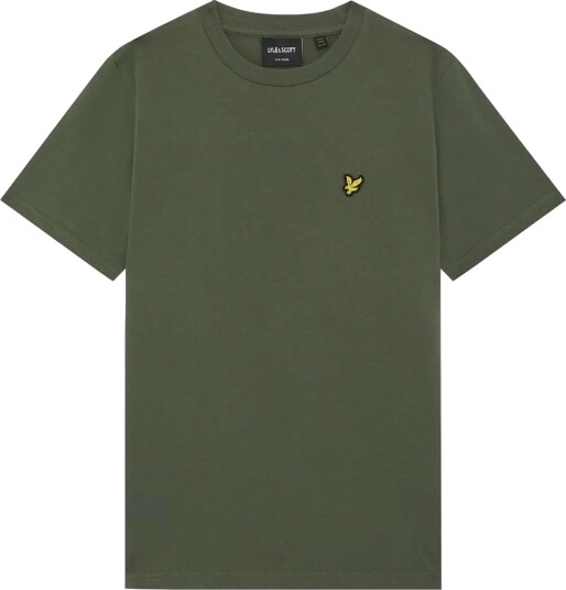 Lyle & Scott Plain T Shirt   Khaki green   110 116