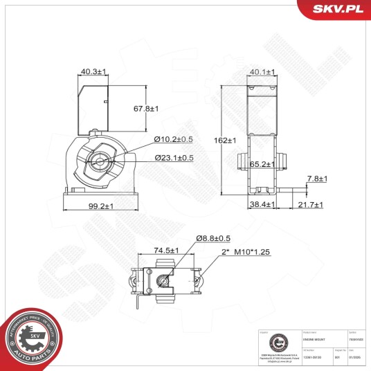 ESEN SKV 75SKV533 Motorfeste