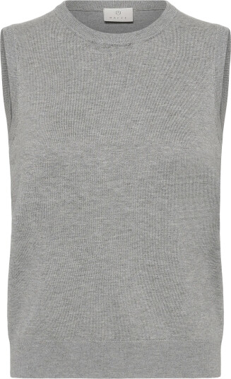 Kaffe Kalizza Knit Slipover Grey M