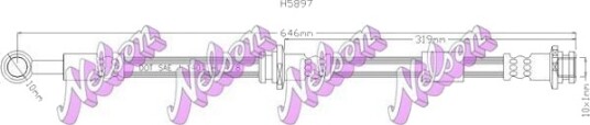 KAWE H5897 Bremseslange