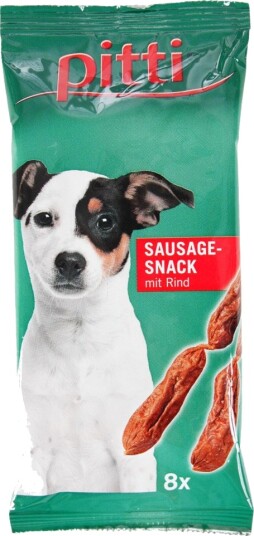 Pitti Pølsesnack Delvis Fuktig Sparepakke 4 X 8 Stk