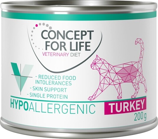 Concept For Life Vet Våtfôr Veterinary Hypoallergenic Diet Sparepakke Kalkun 24 X 200 G