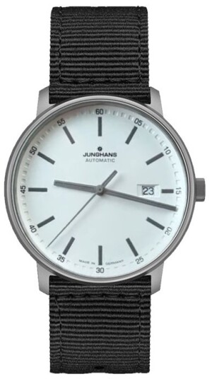Junghans Herreklokke 27/2000.00 Titan Hvit/Tekstil Ø40 mm