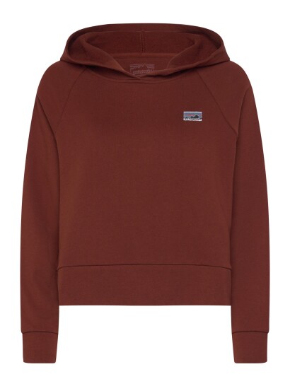 Patagonia W"s Regenerative Organic Certified Cotton Essential Hoody Burgundy XS Patagonia W"s Regenerative Organic Certified Cotton Essential Hoody Burgundy XS