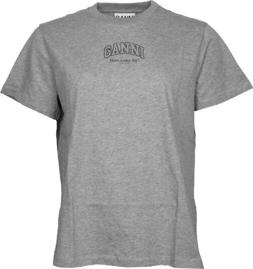 Ganni Essentials Tee Grey XS