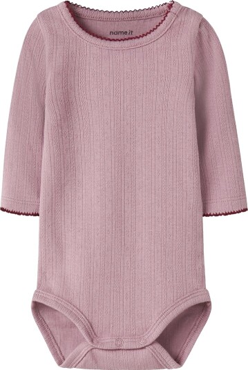 Name It Body I/e NbfKirsa Lilas Name It 1½ år 86 Langermet Body Rosa