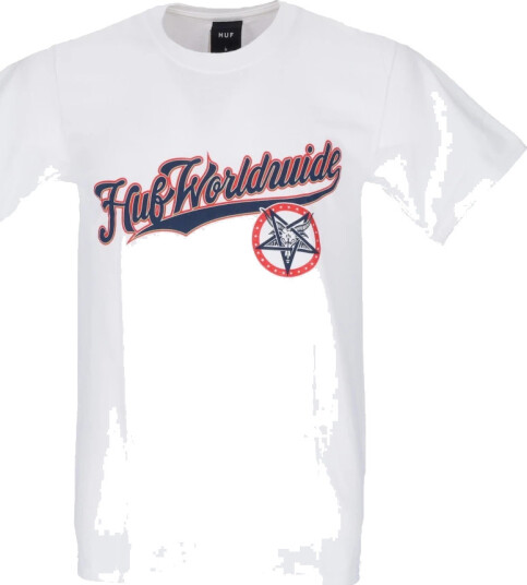 HUF Herre Topper Hvit S,
