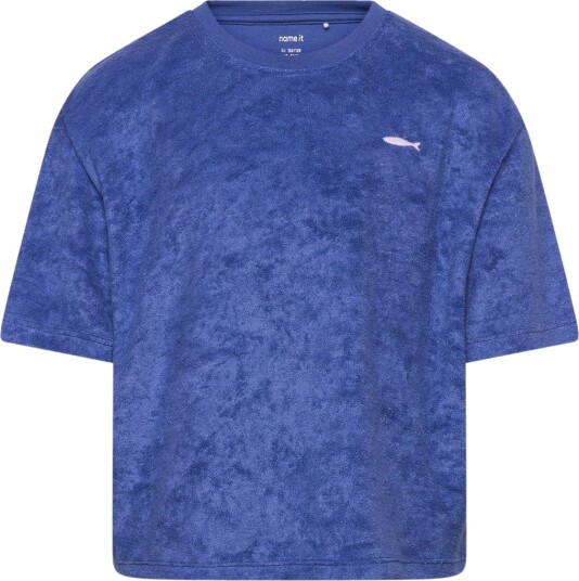 Name It Nkfhildimar Terry Ss Rlx Sh Top Blue 116