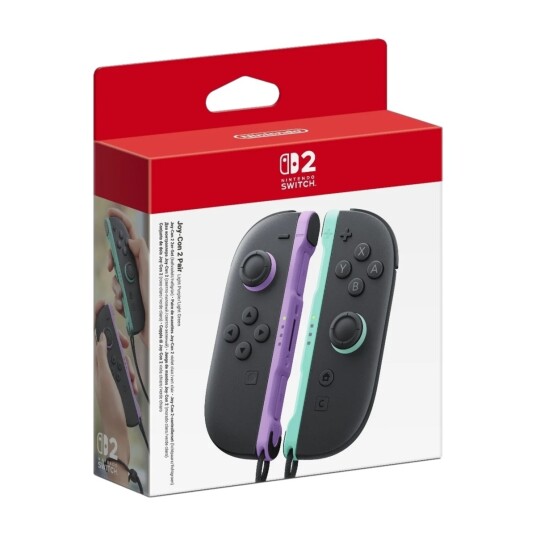 Nintendo Joy Con 2 kontrollpar lys lilla / lys grønn Nintendo Joy Con 2 kontrollpar lys lilla / lys grønn