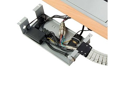 Kindermann 7446 000 020 Kabelboks Skrivebord Aluminium 395 Mm 85 Mm 170 Mm Kindermann 7446 000 020 Kabelboks Skrivebord Aluminium 395 Mm 85 Mm 170 Mm