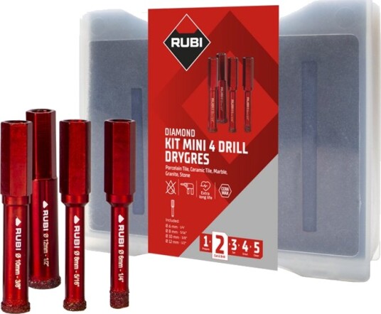 Rubi Diamantsett Tørrbor For Drill