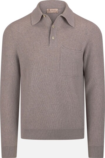 Fly3 Skipper polo sweater wool cashmere S grå herre