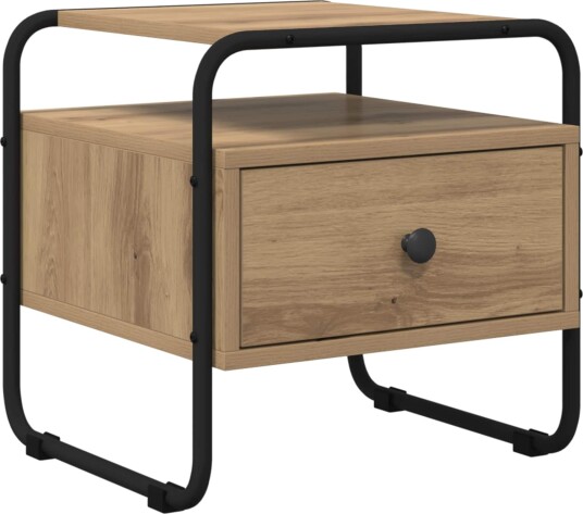 vidaXL Nattbordskap Artisan eik Konstruert tre vidaXL Nattbordskap Artisan eik Konstruert tre