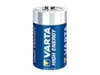 Varta High Energy Batteri C Alkalisk Varta High Energy Batteri C Alkalisk