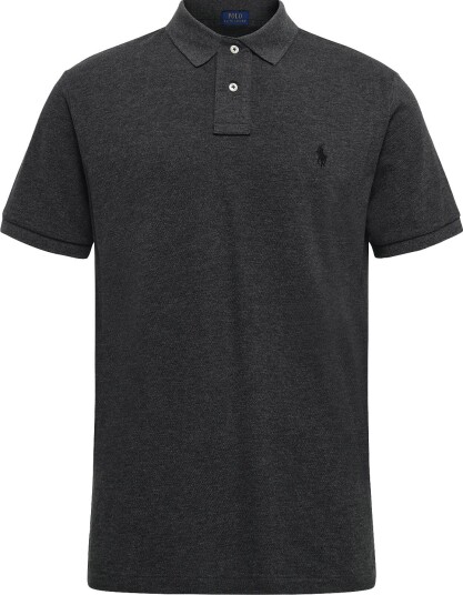 Polo Ralph Lauren The Iconic Custom Slim Fit Mesh Polo Grey M