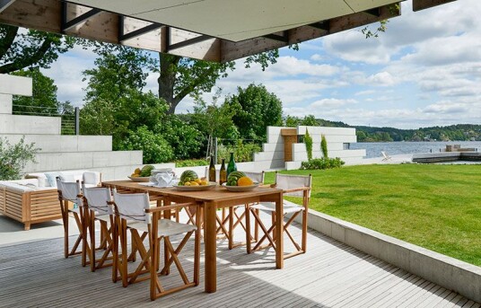 Skargaarden Korsö 200 x 100 cm spisebord teak Skargaarden
