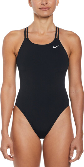 NIKE SWIM Nike Hydrastrong Solid Spiderback One Piece - Black - 38