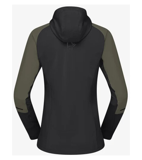 Norröna Senja Alpha90 Zip Hood W's Olive Night S Norröna Senja Alpha90 Zip Hood W's Olive Night S