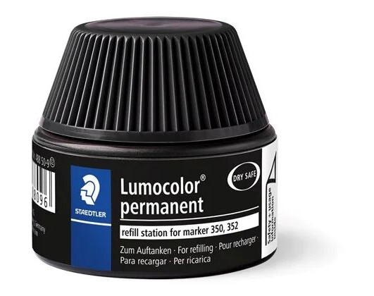 Staedtler Refill ink 4 pcs Lumocolor perman. Black