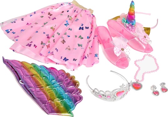 Cloudberry Castle Kostyme Prinsesse / Enhjørning Rainbow Cloudberry Castle Kostyme Prinsesse / Enhjørning Rainbow