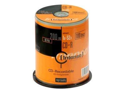 INTENSO CD-R x 100 - 700 MB - lagringsmedier INTENSO CD-R x 100 - 700 MB - lagringsmedier