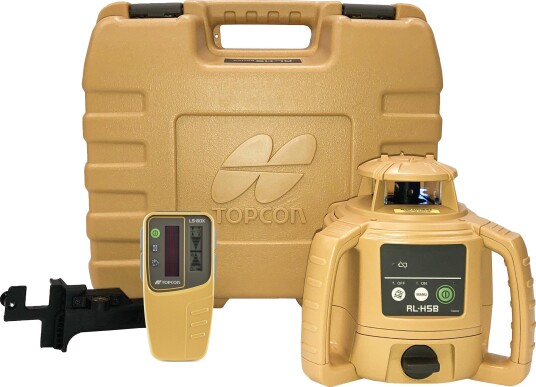 Topcon Rotasjonslasersett Rl-H5B Med Mottaker Og Holder