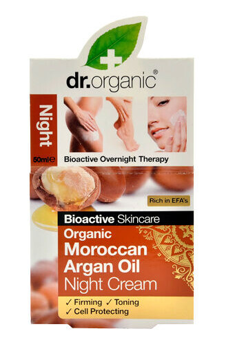 Dr. Organic Økologisk Argan Nattkrem 50 ml - Fuktighetsgivende Anti-age Dr. Organic Økologisk Argan Nattkrem 50 ml - Fuktighetsgivende Anti-age