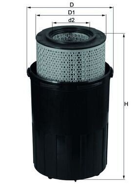 Luftfilter MAHLE ORIGINAL LX 388