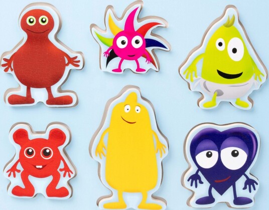 Babblarna Formpuslespill 6 figurer
