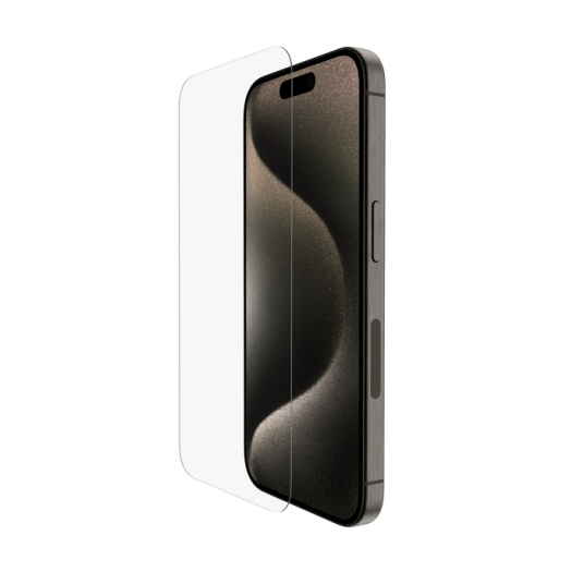 Belkin ScreenForce UltraGlass 2 Skjermbeskytter for iPhone 15 Pro - 9H Behandlet Glass