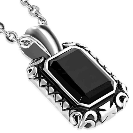 "Gemstone" Sølvbelagt halssmykke "Gemstone" Sølvbelagt halssmykke