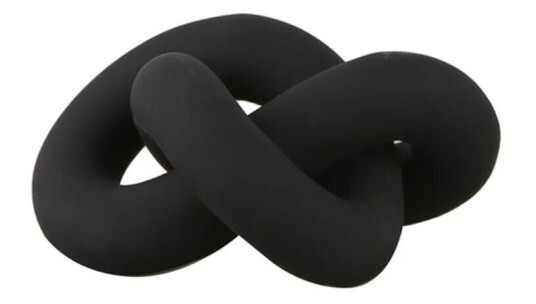 Cooee Design Knot Table small dekorasjon Black Cooee Design Knot Table small dekorasjon Black